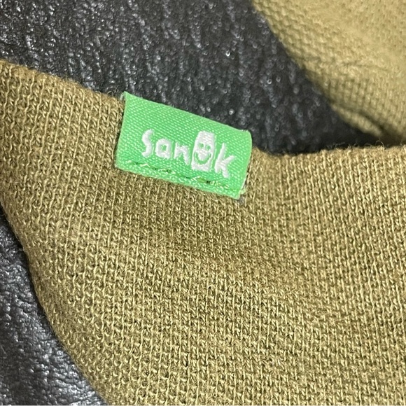 Sanuk Capri Olive & Black Cushion Sole Slide Sandals Women’s Size 8 EUC - Picture 6 of 10